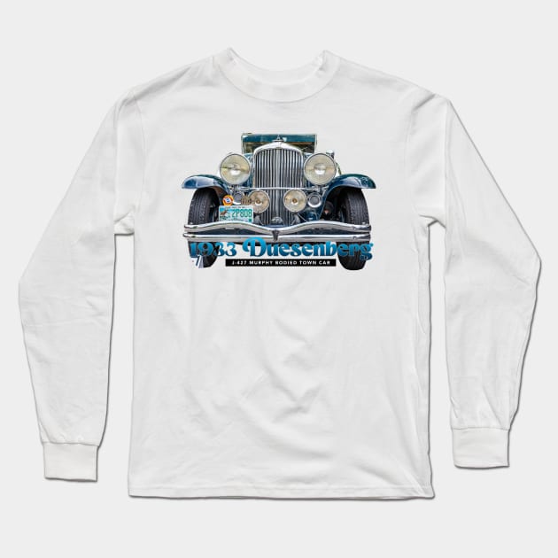 1933 Duesenberg J-427 Murphy Bodied Town Car Long Sleeve T-Shirt by Gestalt Imagery